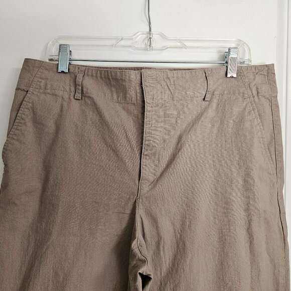 LOFT Outlet Slim Wide Leg Crop: Size 12 - Picture 2 of 8